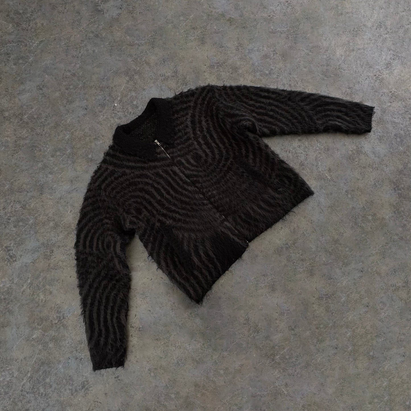 CHARCOAL MOHAIR JACKET