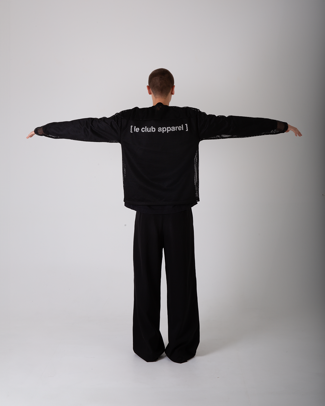 Black Mesh Jersey