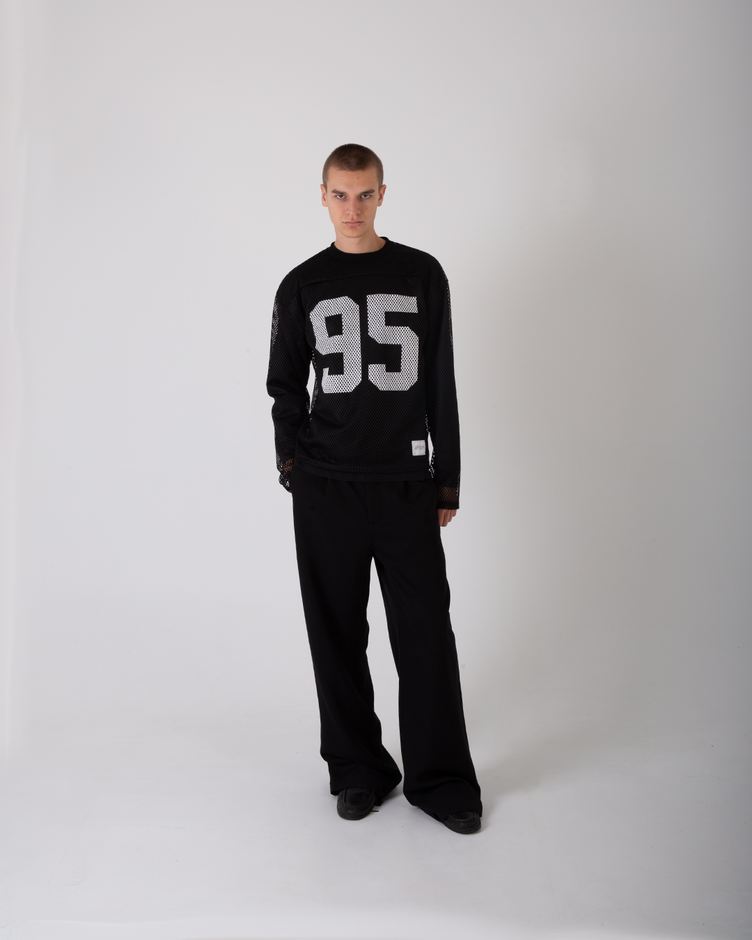 Black Mesh Jersey