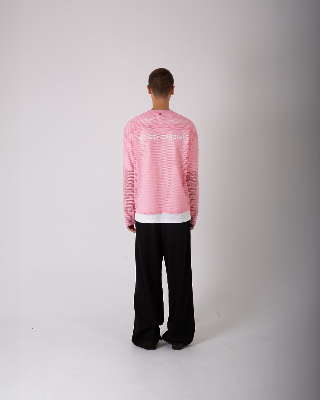 PINK MESH LONGSLEEVE