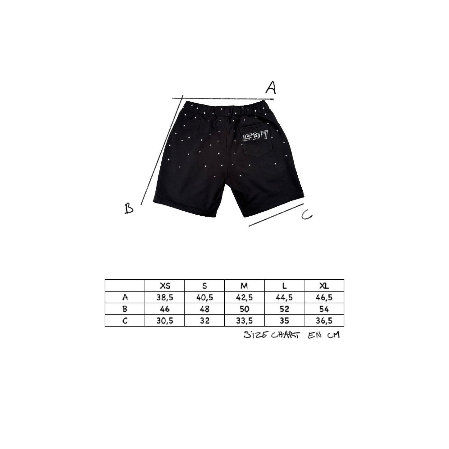 STARS SHORT - BROWN