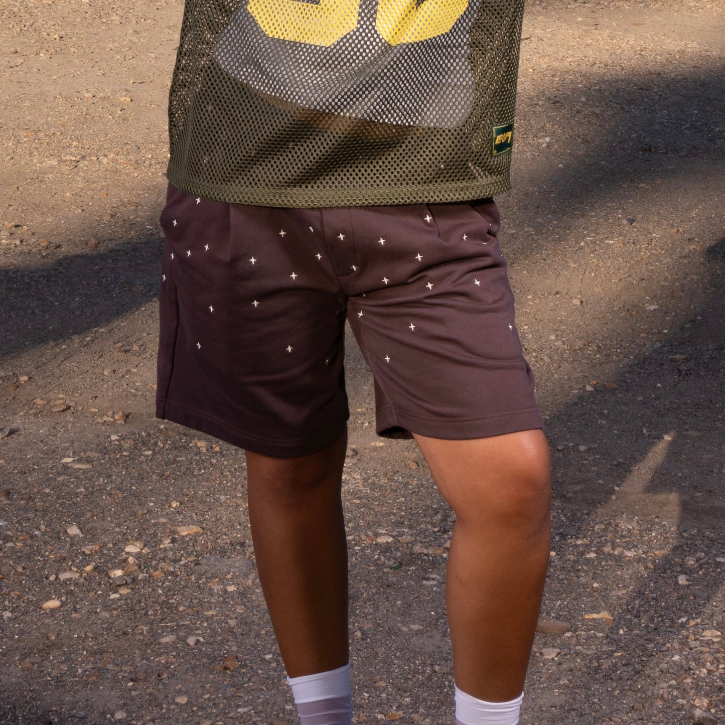 STARS SHORT - BROWN