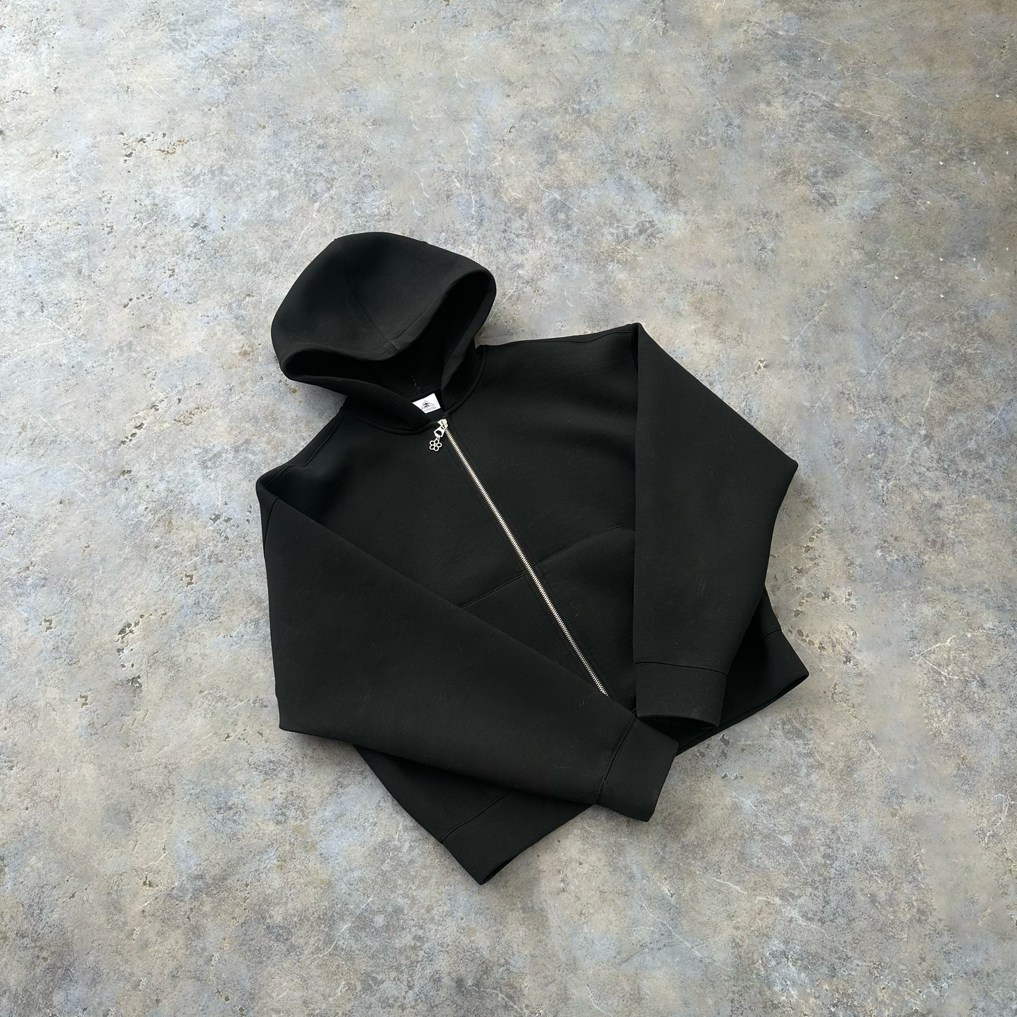 Thermal zipper hoodie