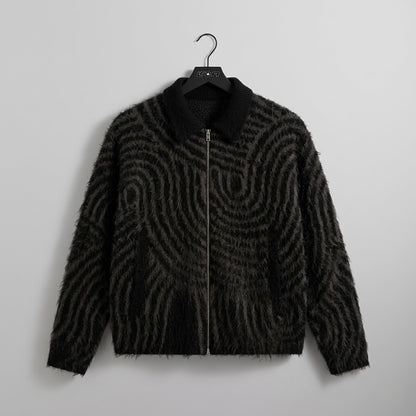 CHARCOAL MOHAIR JACKET