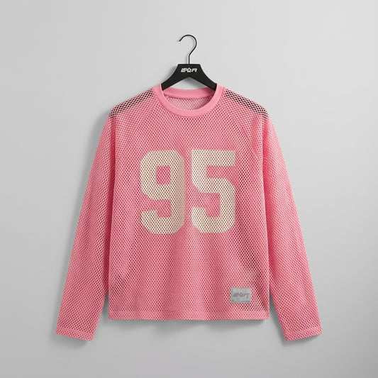 PINK MESH LONGSLEEVE