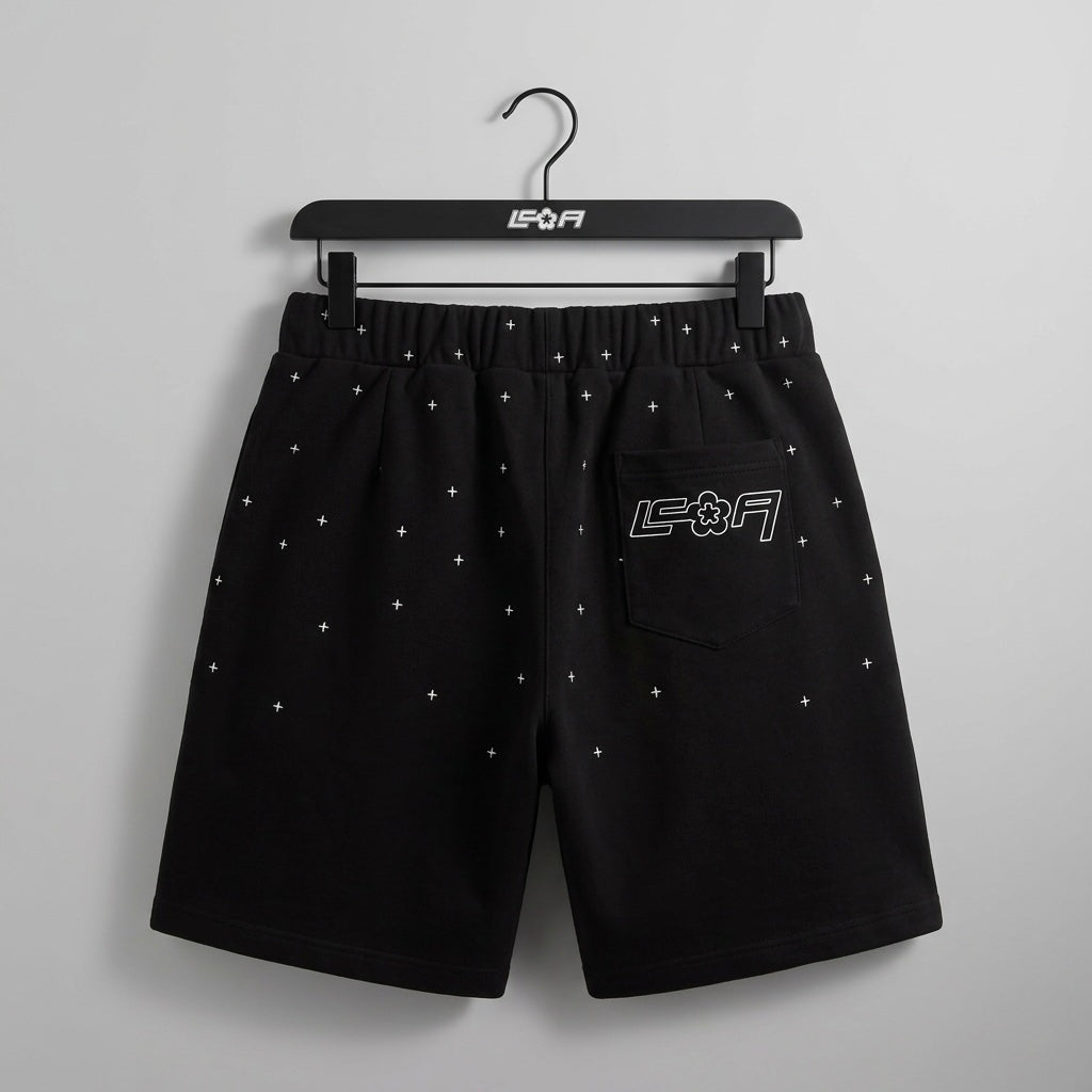STARS SHORT - BLACK