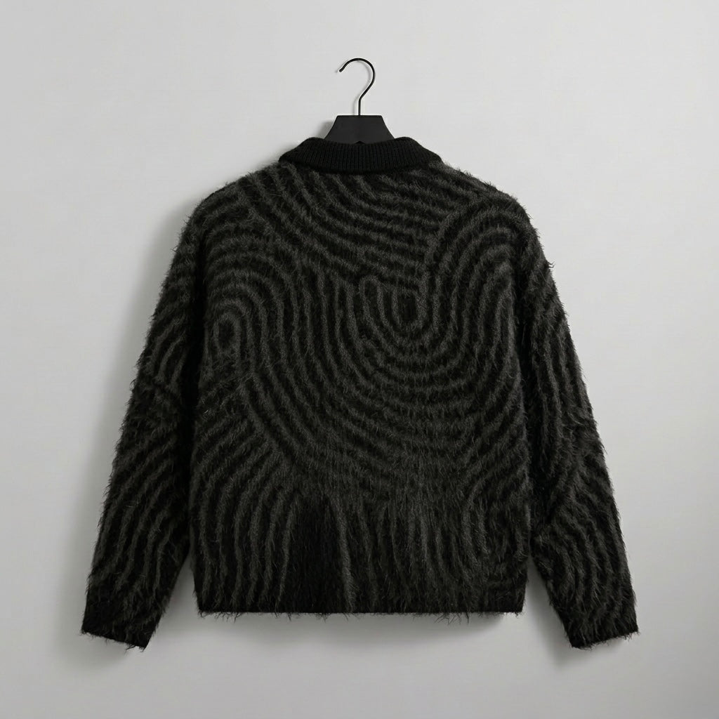 CHARCOAL MOHAIR JACKET
