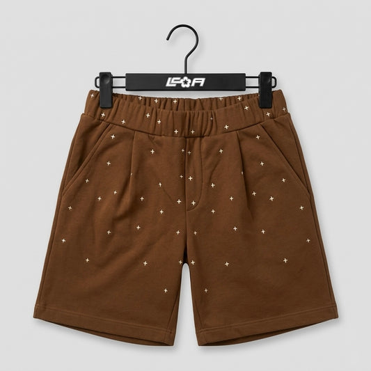 STARS SHORT - BROWN