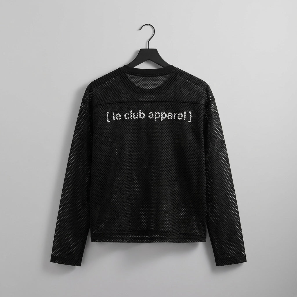 Black Mesh Jersey