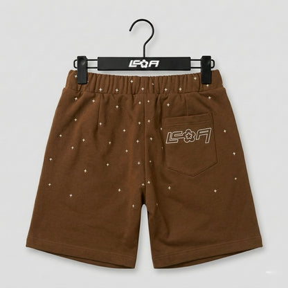 STARS SHORT - BROWN