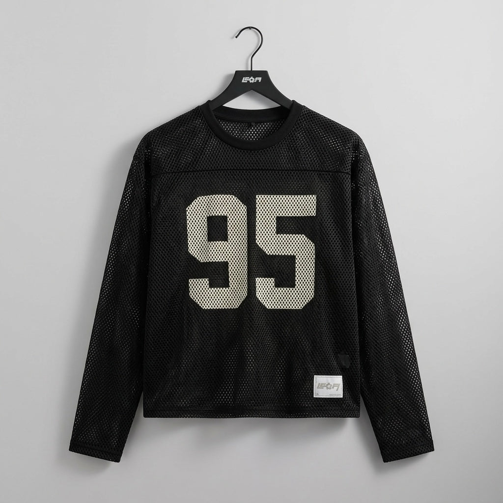 Black Mesh Jersey