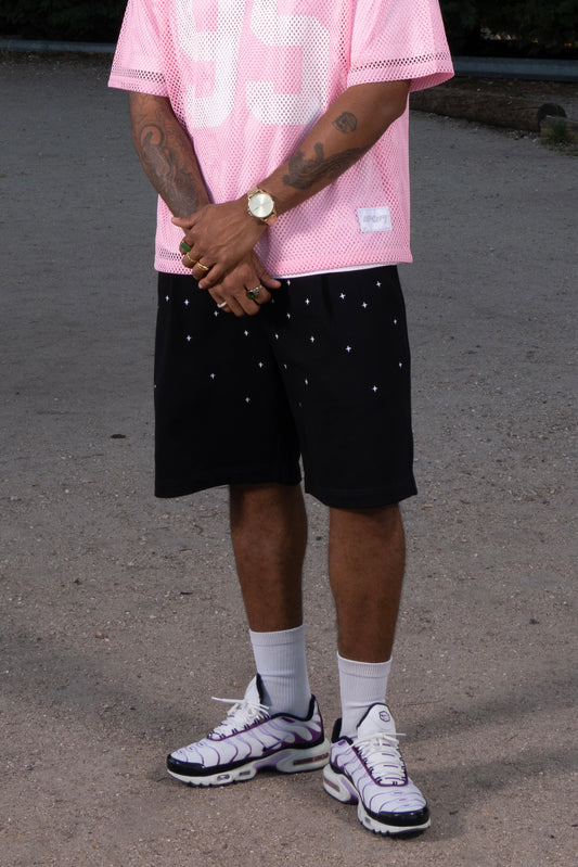 STARS SHORT - BLACK