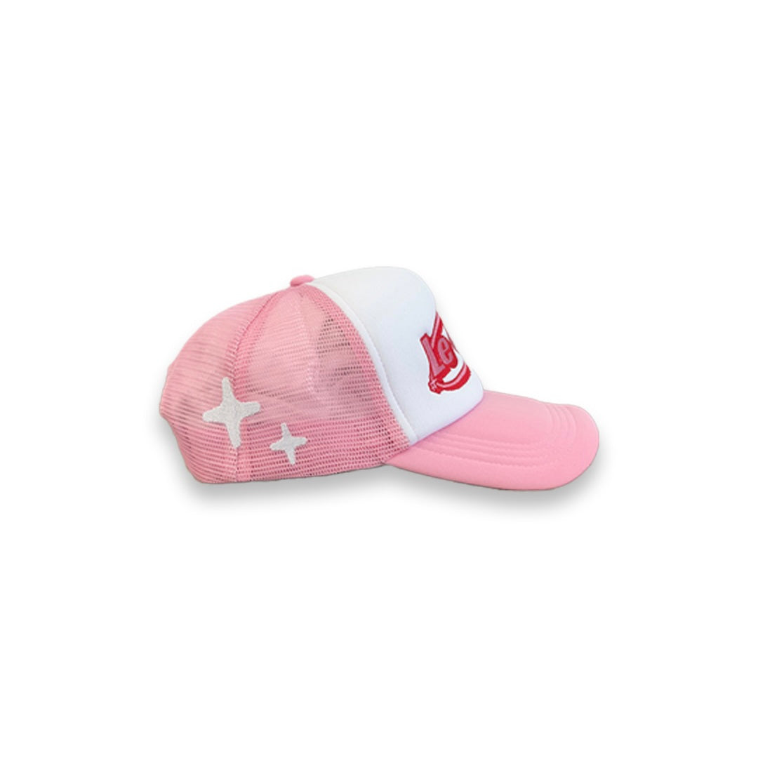 PINK TRUCKER CAP