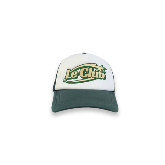 Green trucker cap